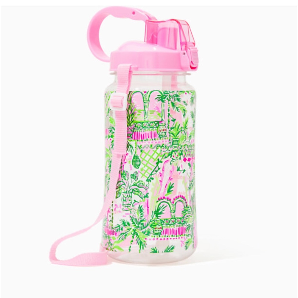 NWT/NIP Lilly Pulitzer GWP Water Bottle Mandevilla Baby Always Worth It